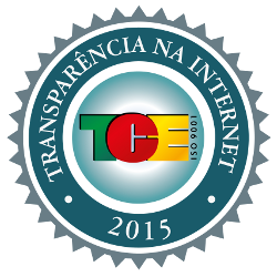 Selo do Prêmio Boas Práticas de Transparência na Internet 2015 - TCE Selo do Prêmio Boas Práticas de Transparência na Internet 2015 - TCE